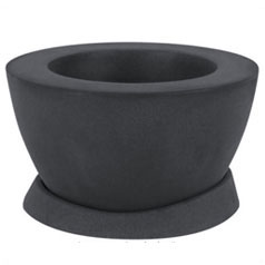 Vaso baixo rotomoldado - Antracite